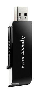 Флеш-накопичувач Apacer USB 3.2 Gen 1 AH350 32Gb Black (AP32GAH350B-1) [803065]