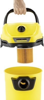 Пилосос професійний Karcher WD 3 V-17/4/20 1000Вт контейнер 17л 4.53кг (1.628-127.0) [108039]