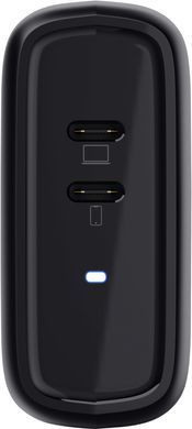 Зарядний пристрій мережевий Trust Maxo 65Вт, 2xUSB-C PD, чорний (25380_TRUST) [108415]