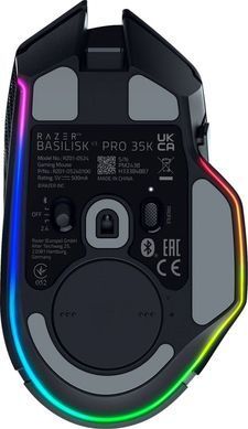 Миша Razer Basilisk V3 Pro 35K, RGB, USB-A/WL/BT, чорний (RZ01-05240100-R3G1) [104163]