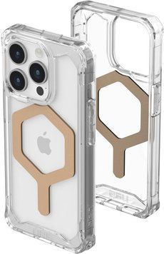 Чохол-накладка Urban Armor Gear Plyo Magsafe для Apple iPhone 15 Pro Ice/Gold (114286114381) [602155]