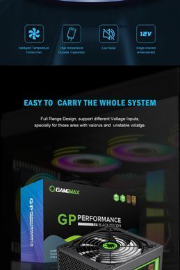 Блок живлення GAMEMAX (GP-650) [303136]