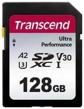 Карта пам'яті Transcend SD 128GB C10 UHS-I U3 A2 R160/W90MB/s 4K (TS128GSDC340S) [109942]