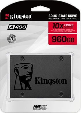 Накопичувач SSD 960GB Kingston SSDNow A400 2.5" SATAIII (SA400S37/960G) [607858]