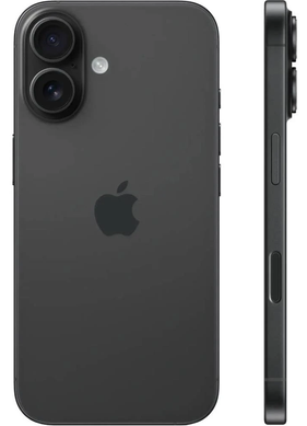 Смартфон Apple iPhone 16 128GB Black (MYE73SX/A) [202605]