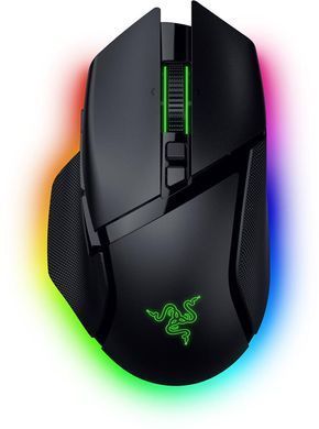 Миша Razer Basilisk V3 Pro 35K, RGB, USB-A/WL/BT, чорний (RZ01-05240100-R3G1) [104163]