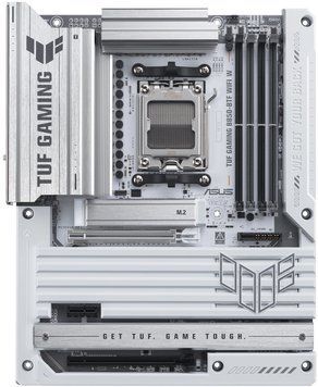 Материнcька плата ASUS TUF GAMING B850-BTF WIFI W sAM5 B850 4xDDR5 M.2 HDMI DP Wi-Fi BT ATX BTF приховане підключення роз'ємів (90MB1KW0-M0EAY0) [110148]