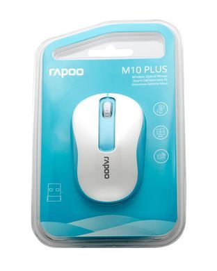 Миша бездротова Rapoo M10 Plus Wireless Blue (M10 Plus Blue) [606732]