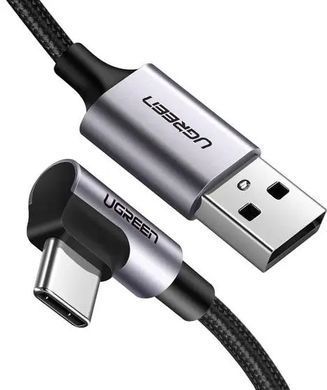 Кабель UGREEN US284 Angled USB-C Male To USB2.0 A Male 3A Data Cable(90&deg;Angle) 0,5m (UGR-50940) [806335]
