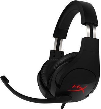Гарнiтура ігрова HyperX Cloud Stinger, mini-jack/dual 3.5мм, 1.3м/1.7м, чорно-червоний (4P5L7AX) [17367]