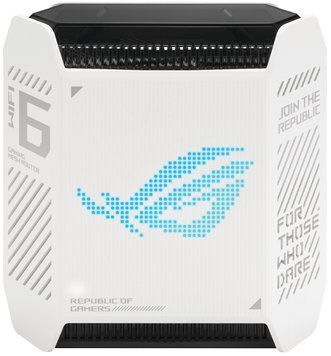Система WiFi-Mesh ASUS ROG Rapture GT6 AX10000, 3xGE LAN, 1x2.5GE WAN, 1xUSB 3.2, 1мод, білий (90IG07F0-MU9A30) [104584]
