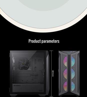 Корпус для ПК GAMEMAX (Brufen COC) [303397]