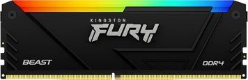 Пам'ять ПК Kingston DDR4 8GB 3200 FURY Beast RGB (KF432C16BB2A/8WP) [112976]