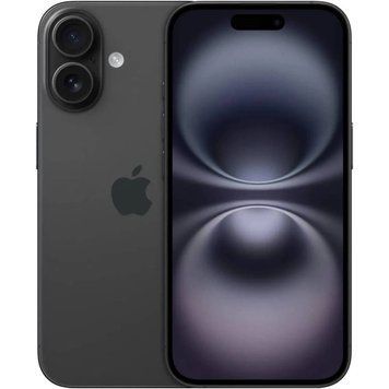 Смартфон Apple iPhone 16 128GB Black (MYE73SX/A) [621150]