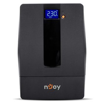 Джерело безперебійного живлення NJOY Horus Plus 1500 (PWUP-LI150H1-AZ01B) Lin.int., AVR, 4 x евро, USB, LCD, пластик (Horus Plus 1500 USB) [610748]