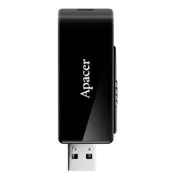 Флеш-накопичувач USB3.2 32GB Apacer AH350 Black (AP32GAH350B-1) [607236]