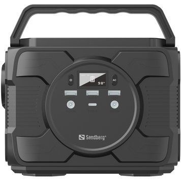 Зарядна станція Sandberg AC 200 (173 Вт/г) 200W, Type-C in/out 100W, Li-ion, ліхтарик 4Вт (420-83) [400642]