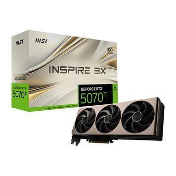 Відеокарта MSI (RTX 5070 Ti 16G INSPIRE 3X OC) [303649]
