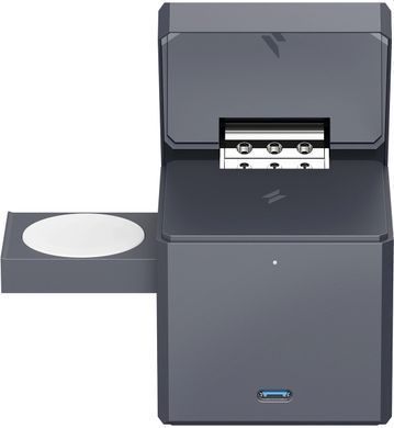 Бездротовий зарядний пристрій Anker MagGo Wireless Charging Station 15W 3-in-1 Cube Black (Y1811G11) [613955]