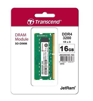 Пам'ять ноутбука Transcend DDR4 16GB 3200 (JM3200HSE-16G) [103752]