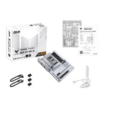 Материнcька плата ASUS TUF GAMING B850-BTF WIFI W sAM5 B850 4xDDR5 M.2 HDMI DP Wi-Fi BT ATX BTF приховане підключення роз'ємів (90MB1KW0-M0EAY0) [110148]