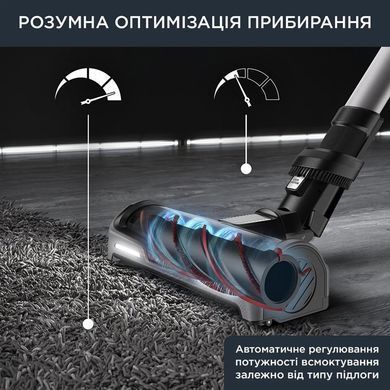 Пилосос Rowenta безпровідний X-Force Flex 14.60 Auto Animal, 48Вт, конт пил -0.9л, автон. робота до 70хв, НЕРА, чорно-сірий (RH9958WA) [102364]