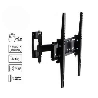Кріплення для візуальних систем CHARMOUNT (TV04T-R3 Black) [302265]