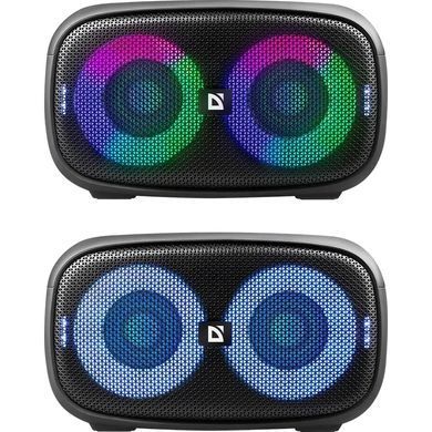 Акустична система 1.0 Defender Q5 20 Вт Bluetooth/FM/USB/TF/IPX5, LED, чорна (65305) [405307]