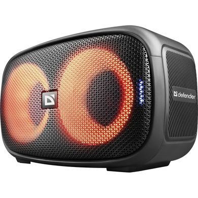 Акустична система 1.0 Defender Q5 20 Вт Bluetooth/FM/USB/TF/IPX5, LED, чорна (65305) [405307]