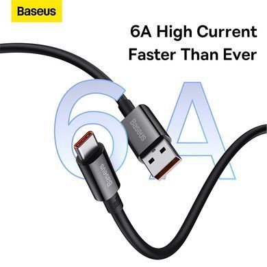 Кабель Baseus Superior Series Fast Charging Data Cable USB to Type-C 100W 1.5m Cluster Black (P10320102114-01) [804357]