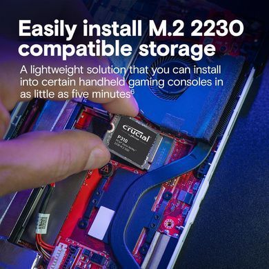 Твердотільний запам&rsquo;ятовувальний пристрій накопичувач (SSD) G4 M.2 NVME 1TB 2230 P310 CRUCIAL (CT1000P310SSD2) [503832]
