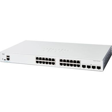 Комутатор Cisco Catalyst 1200 24xGE, 4x10G SFP+ (C1200-24T-4X) [105191]