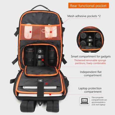Рюкзак Tigernu T-B9235 15.6" Black (T-B9235Black) [800095]