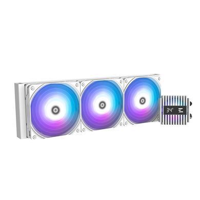 Система рідинного оxолодження Zalman Alpha 2 A36 ARGB, LGA1851, 1700, 1200, 115x, AM5, AM4, TDP 360W, білий (ALPHA2A36WHITE) [109664]