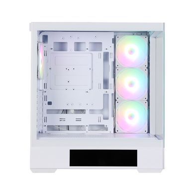 Корпус Zalman P40 DS без БЖ, 2xUSB3.0, 1x Type C, 3x120мм ARGB Reverse, 1x120мм ARGB, VGA 420мм, LCS ready, TG Side/Front Panel, Display, ATX, білий (P40DSWHITE) [111337]