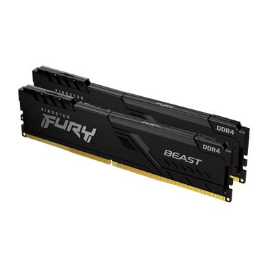 Пам'ять ПК Kingston DDR4 16GB KIT (8GBx2) 3200 FURY Beast (KF432C16BBK2/16)