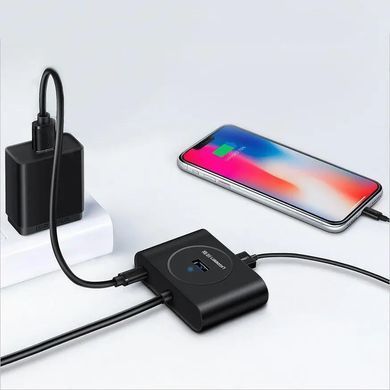USB-хаб UGREEN USB 3.0 Hub 0.5m (Black) (UGR-20290) [803343]