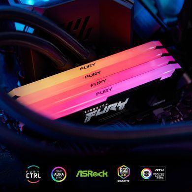 Модуль пам`яті DDR4 8GB/3200 Kingston Fury Beast RGB (KF432C16BB2A/8WP) [614173]