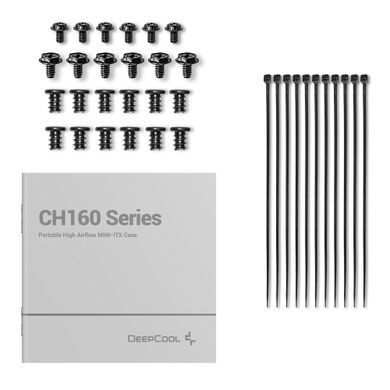 Корпус DeepCool CH160 Black без БЖ (R-CH160-BKNGI0-G-1) [608704]