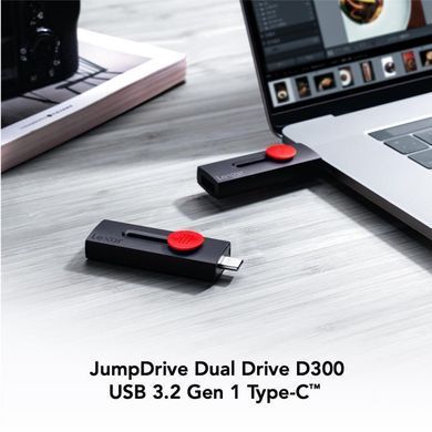 Флеш-пам'ять (накопичувач USB) USB3.2 256GB LEXAR (LJDD300256G-BNBNG) [501800]