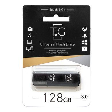 Флеш-накопичувач USB3.0 128GB T&G 121 Vega Series Black (TG121-128GB3BK) [607250]