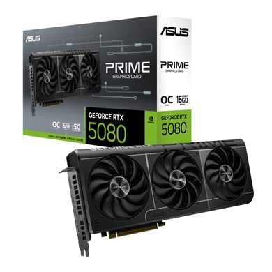 Відеокарта ASUS GeForce RTX 5080 16GB GDDR7 OC PRIME-RTX5080-O16G (90YV0LX0-M0NA00) [102593]
