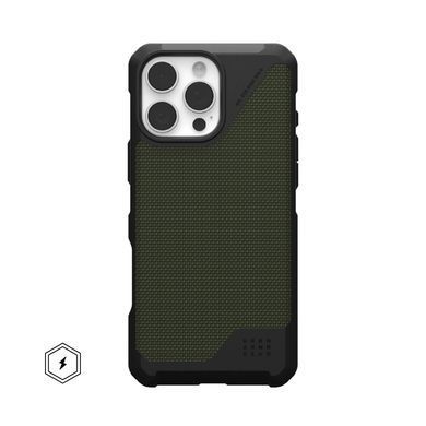 Чохол UAG для iPhone 16 Pro Max, Metropolis LT Magsafe, Kevlar Olive (114453113972) [110511]