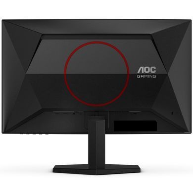 Монітор TFT 23.6" AOC, VA, 180Гц, вигнутий, 2хHDMI, DP, колонки, чорно-червоний (C24G42E) [402476]