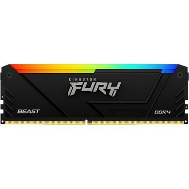 Модуль пам`яті DDR4 8GB/3200 Kingston Fury Beast RGB (KF432C16BB2A/8WP) [614173]