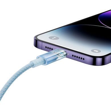 Кабель Baseus Explorer Series Fast Charging Cable with Smart Temperature Control Type-C to iP 20W 1m Blue (CATS010203) [802548]