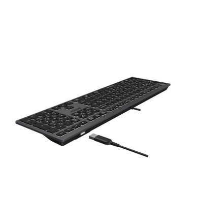 Клавіатура A4Tech Fstyler FX60H Grey White Backlit (FX60H USB (Grey) White backlit) [605980]