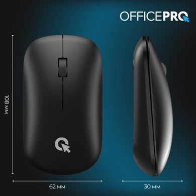Миша бездротова OfficePro Silent Click Wireless Black (M225B) [615515]