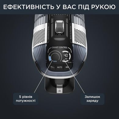 Пилосос Rowenta безпровідний X-Force Flex 14.60 Auto Animal, 48Вт, конт пил -0.9л, автон. робота до 70хв, НЕРА, чорно-сірий (RH9958WA) [102364]