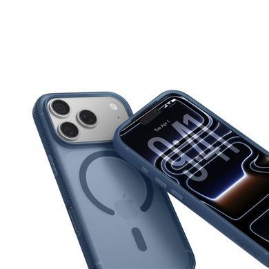 Чохол Belkin для iPhone 17 Pro, Magnetic Protective Grip, Navy (MSA035HQNY) [111901]
